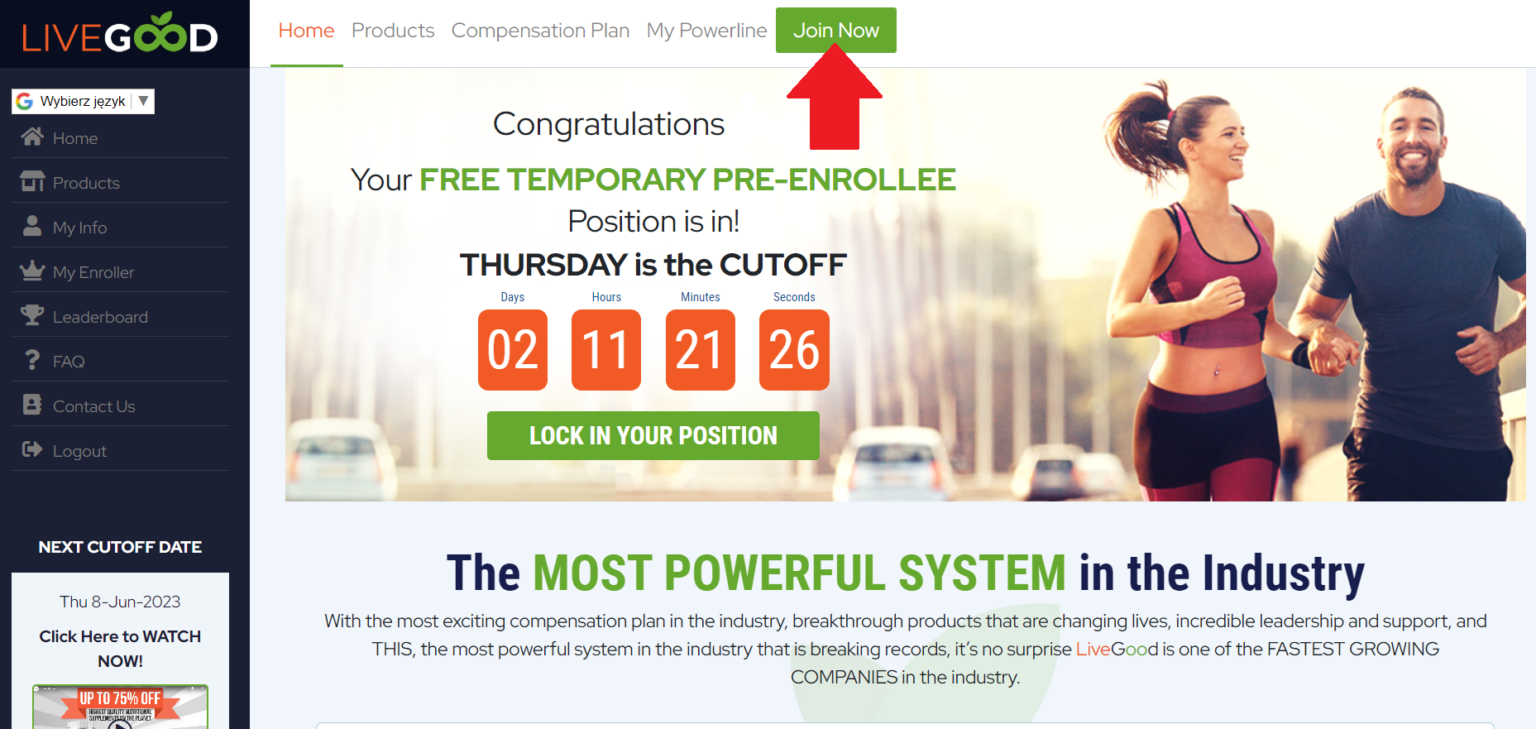 LiveGood registration How to register in LiveGood step by step description